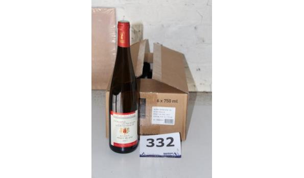 12 flessen à 75cl witte wijn Domaine du Moulin de Dusenbach, Pinot Blanc 2017